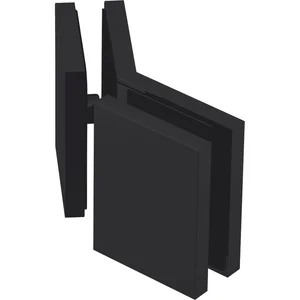 DORMA-Glas Winkelverbinder 135°Glas-Glas MORANO S1,S1XL/TANORA S1,S2,schwarz