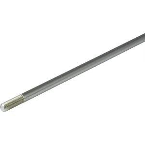 Treibriegelstange rund, 2000 mm, ø 10 mm, Gewinde M 10, verzinkt