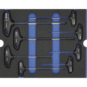 WGB Moflex Modul L Sechskant-Stiftschlüssel mit Quergriff 6390 8-teilig