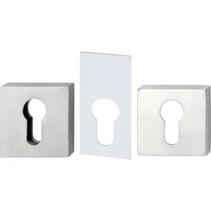 SOLIDO SH-Rosettenpaar eckig, RC2, PZ, ohne Kernziehschutz, I-10mm A-12mm ER