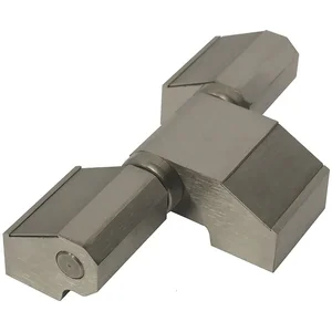 IBFM Anschraubtorband 3-teilig mit Kugellager, 158,5 x 84,5 mm, Edelstahl