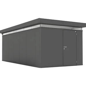BIOHORT Gerätehaus CasaNova 3 x 6 dunkelgrau-metallic Türe rechts