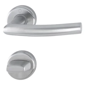 HOPPE Drückergarnitur ALTA - auf Rosette WC, 39-47 mm, Edelstahl matt