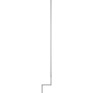 GEZE OL90N/OL95 Kurbelstange fix, DM 15 mm, L=1400 mm, Alu silber eloxiert