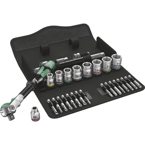 WERA Zyklop Speed Steckschlüssel- und Bit Satz 3/8" 8100 SB 6 29-teilig