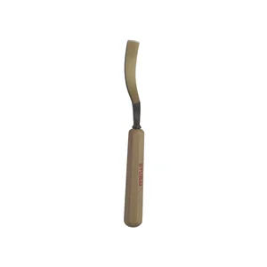 STUBAI Bildhauer-Stechbeitel geschliffen mit Holzheft Form 12 Breite 20 mm