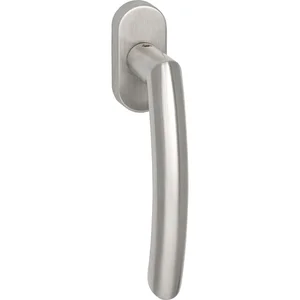 MARCHESI Fenstergriff Arc mit Rosette, VK 7 x 35 mm, Edelstahl matt