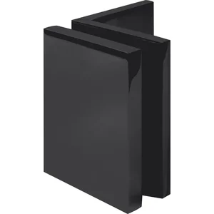 DORMA-Glas Winkelverbinder 90° Glas-Wand MORANO S1,S1XL/TANORA S1,S2, schwarz