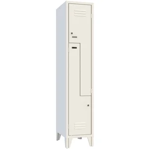 Z-Garderobenschrank Abteilanzahl 2 RAL7035 lichtgrau