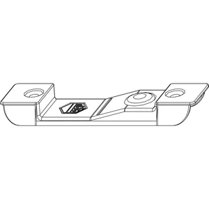 MACO Hebeschließteil Rund-/Schrägfenster, Falzluft 4 mm, Versatz 13 mm (209364)