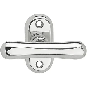 MARCHESI Fenstergriff ELEGANT - sichtbar geschraubt, 7x35, Messing verchromt