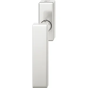 FSB Fenstergriff 34 1003 abschließbar eckige Rosette, Aluminium silber eloxiert