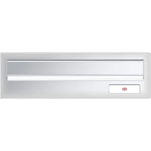 RENZ Frontplatte kombinierbar, eckig, 300 x 110 mm, Aluminium silber eloxiert