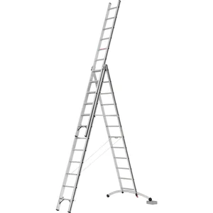 ALU-PRO Allzweckleiter SmartBase 3-tlg.Typ 70247 Sprossen=3x12L= 3,52/8,02m