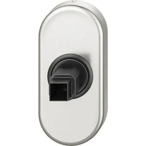 FSB Fenstergriff Adapter-Rosette oval 32,5x70x10 mm,Aluminium silber eloxiert