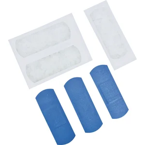 LEINA Pflasterstrips elastisch Farbe blau 2,5 cm x 7,2 cm