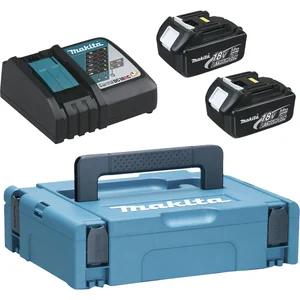 MAKITA Akku-Starterkit 18 Volt / 2 Stück 3,0 Ah Akkus und Ladegerät