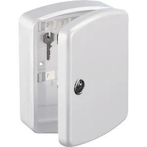BURG-WÄCHTER Schlüsselschrank Key Box, mit 35 Haken, Stahlweiß