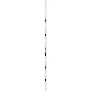 Schließleiste 124Cerbero/134 1flg. kürzbar, links, 2200 x 29 x 9mm,verzinkt 5 T.