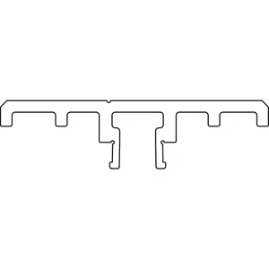 HAUTAU ThermoTop Adapterprofil, L=3500 mm, grau