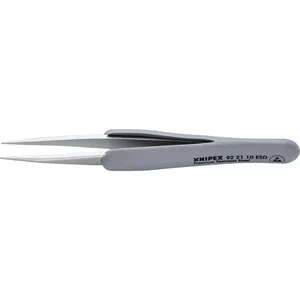 KNIPEX Gummi-Pinzette 922110ESD Edelstahl Länge 123 mm