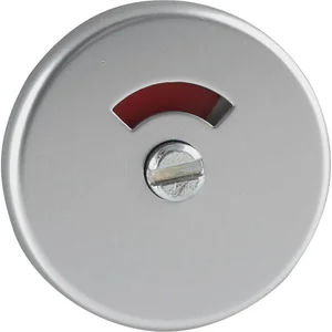 WC-Aussenrosette WG ø 50 mm, mit Anschraubträger "U", silber eloxiert
