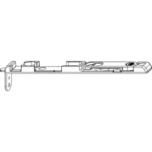 MACO Kantriegel unten, Eurofalz FT 18 mm, 9V, L=170 mm, silber (55167)