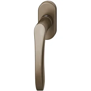 FSB Fenstergriff 34 1106 ovale Rosette, Bronze dunkel patiniert gewachst