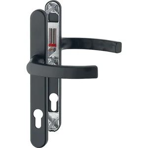 Drückergarnitur LIÈGE - auf Schmalschild 30 mm, 72 - 82, schwarz