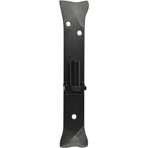 Plattenkegel, Kegeldorn ø 20 mm, Schwalbenschwanz, Stahl schwarz geschmiedet