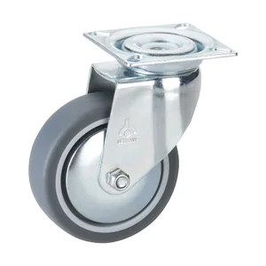 DÖRNER + HELMER Lenkrolle TPE Fadenschutz 100 mm 55 kg