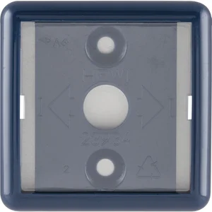 HEWI Symbolträger für Piktogramme 5 Stück, stahlblau