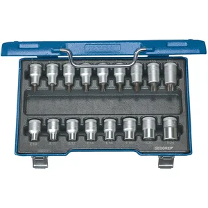 GEDORE Schraubendreher-Einsatz-Satz ITX19TX-17 1/2"vierkant Torx® 17-teilig