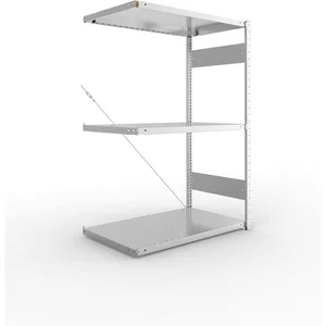 META Steck-Anbauregal 1500 x 1000 x 600 mm 3 Fachböden 150 kg