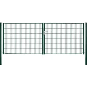 H+S Uni Tor für Zaunhöhe 1,0 m grün