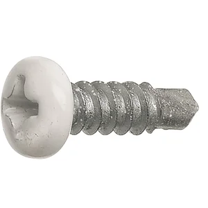 DIN7504N 3.9x 13 Phillips-KS Kopf RAL9010 weiß beschichtet ~ISO15481