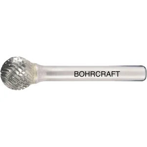 BOHRCRAFT HM-Frässtift Form D Kugel Kopf ø 8 mm Länge 6 mm Zahnung Z3-X