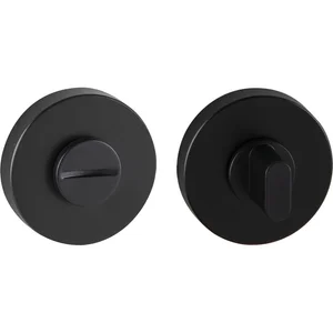 MARCHESI WC-Rosette, ø 52, Höhe 10 mm, Zamak schwarz matt