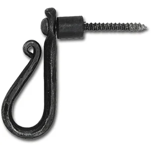 Fensterreiber einseitig, 60/20 mm, Eisen verzinkt geschwärzt
