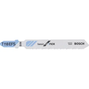 BOSCH Stichsägeblatt T118EFS rostfreien Stahl - 5 Stück