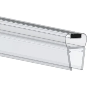 REHAU Magnetprofil 180° für 6 - 8mm,ohne Anschlag, 2500mm,Kunststoff transparent