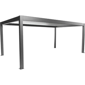 BIOHORT Pergola Gr. 6 x 3,5 quarzgrau/silber