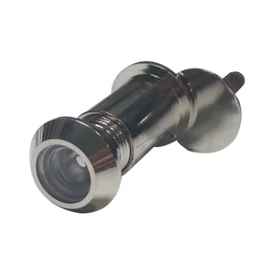 Türgucker ø 14 mm, Weitwinkel 170°, TS 25-45 mm, Messing vernickelt