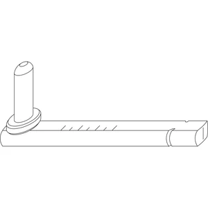 MACO RUSTICO Ladenverstellkloben BLR fix Gr. L 85, schwarz (209422)