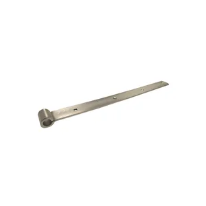 Langbänder mittig gerollt, ohne Kegel, 500 x 35 x 5 mm, Edelstahl-Effekt