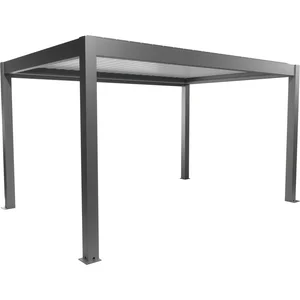 BIOHORT Pergola Gr. 4,5 x 3 quarzgrau/weiß