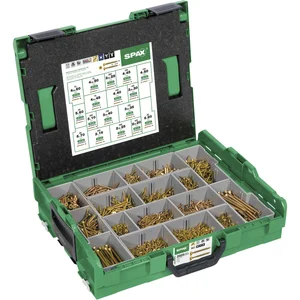 SPAX SNK Montagekoffer / L-BOXX, Pozidriv, Yellox, ( 2.925 Stück )
