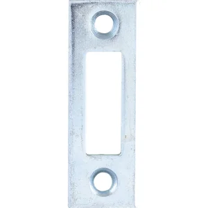 Schließblech für Querriegel 140/180 mm gekröpft, 29 x 7 mm, verzinkt