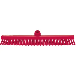 Bodenschrubber PBT Farbe rot f. mittleren-harten Schmutz 400 x 50 mm
