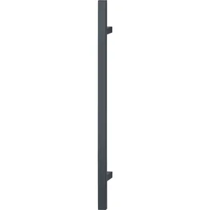 HOPPE Bügelgriff E5726 rechteckig gerade, 1000/700, Edelstahl schwarz matt
